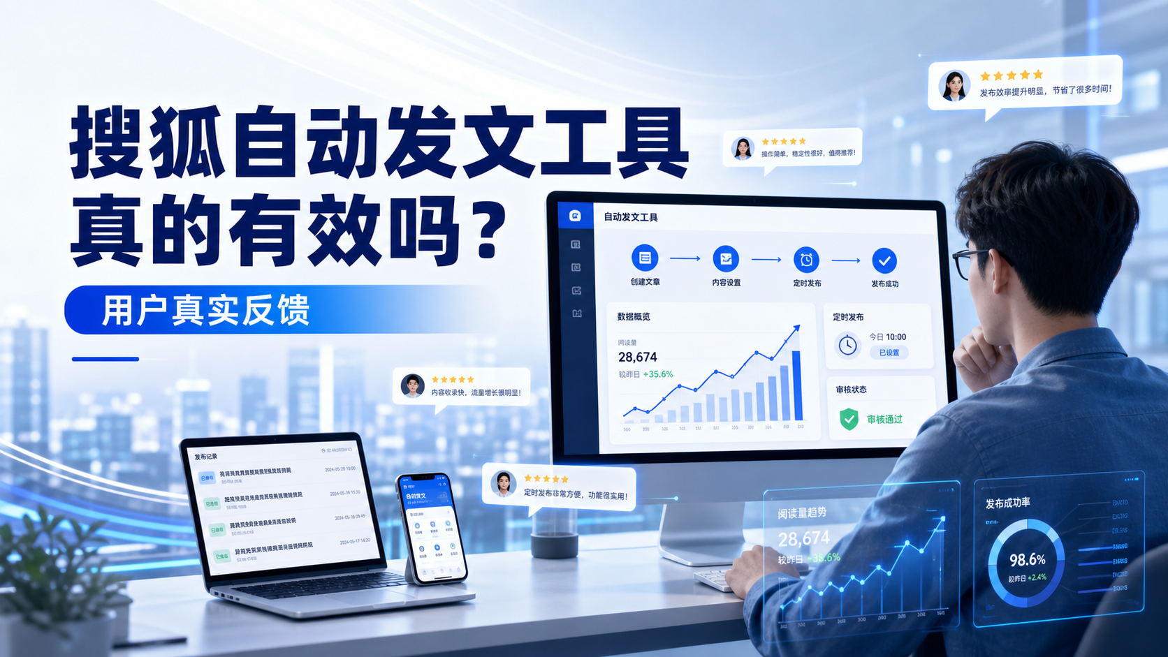 搜狐自动发文工具真的有效吗？宿迁用户的真实反馈