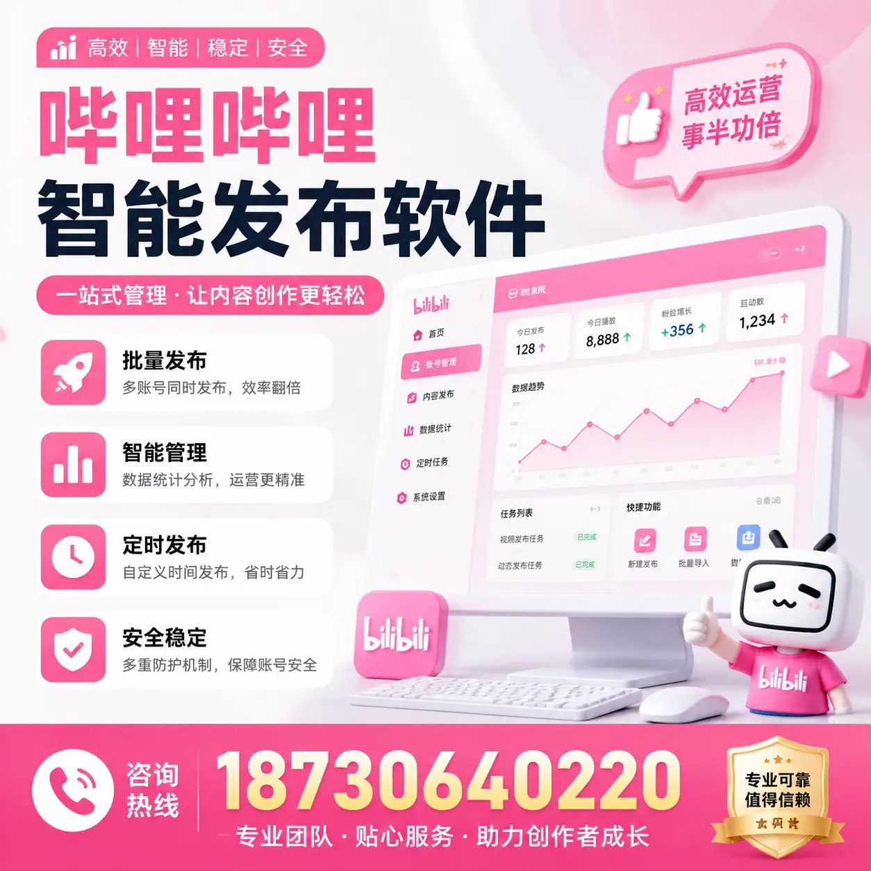 如何评估哔哩哔哩智能发布软件的ROI?宿迁 企业必读