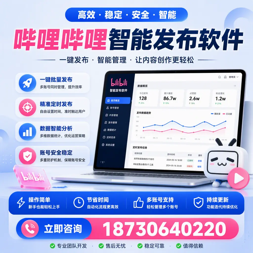 如何在 宿迁 制定有效的哔哩哔哩智能发布策略